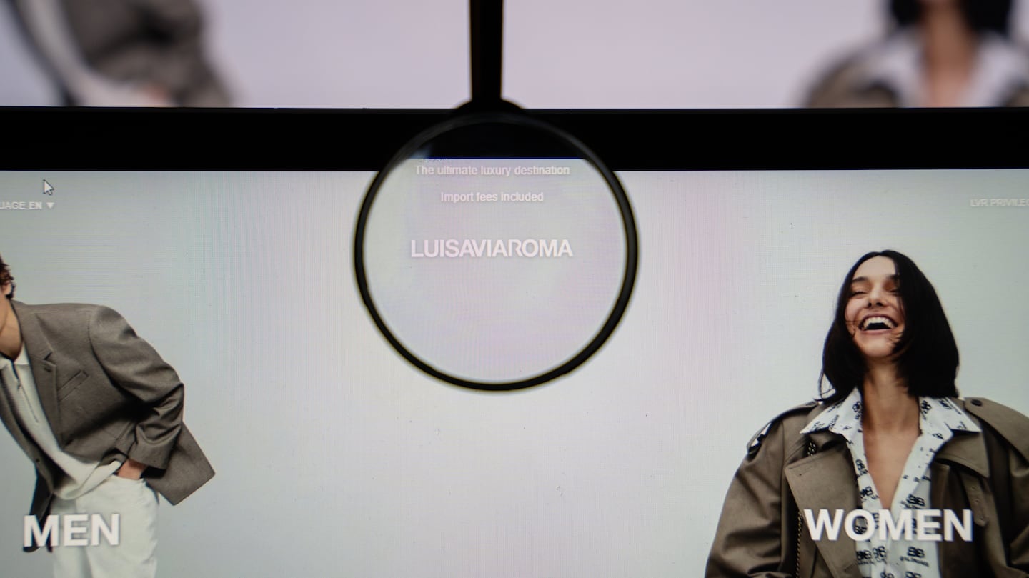 LuisaViaRoma website