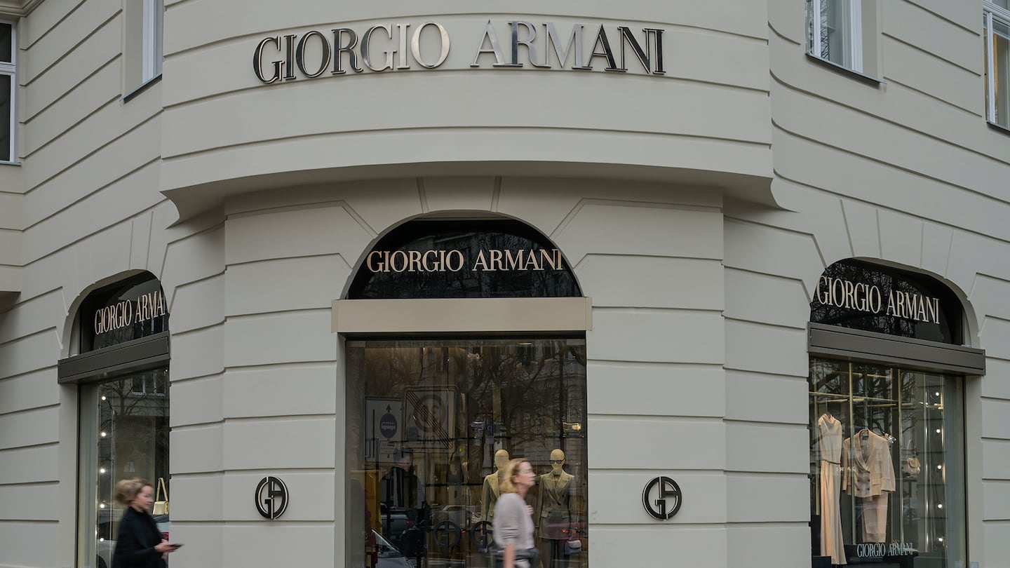 A Giorgio Armani store in Berlin, Germany.