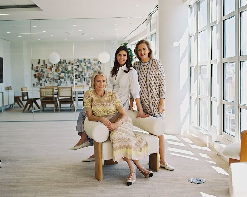 Tuckernuck's founders, Jocelyn Gailliot, Madeline Grayson and September Votta